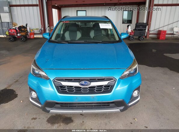JF2GTDEC8KH325159 2019 SUBARU CROSSTREK HYBRID Синий Вид щитка приборов