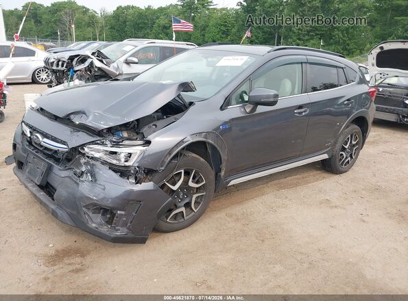 JF2GTDNC4MH336128 2021 SUBARU CROSSTREK Gray Front left