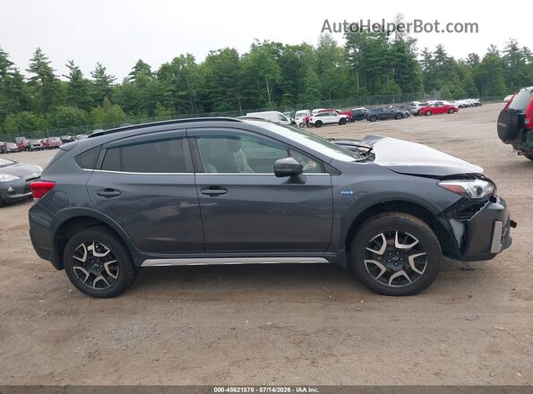 JF2GTDNC4MH336128 2021 SUBARU CROSSTREK Gray Rear interior view