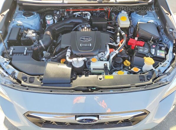 JF2GTDNC6LH230374 2020 SUBARU CROSSTREK Blue უკანა სალონის ხედი