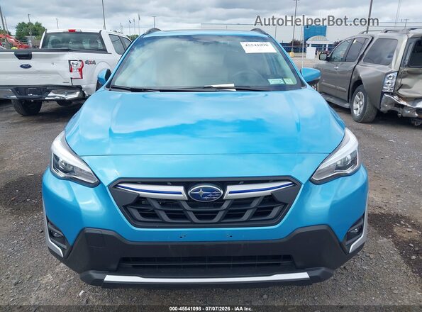 JF2GTDNC9PH326070 2023 SUBARU CROSSTREK Blue წინა პანელის ხედი
