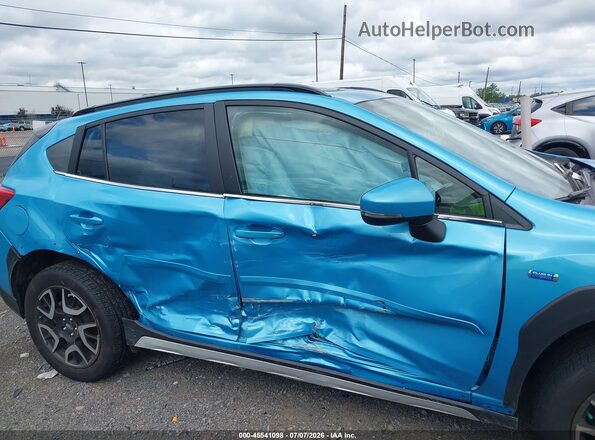 JF2GTDNC9PH326070 2023 SUBARU CROSSTREK Blue ხელსაწყოთა პანელის ხედი