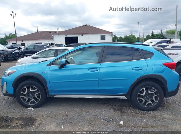 JF2GTDNC9PH326070 2023 SUBARU CROSSTREK Blue უკანა სალონის ხედი