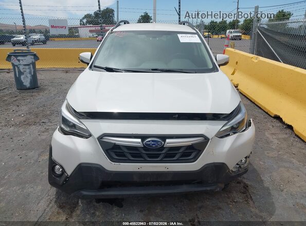 JF2GTHMC1M8234360 2021 SUBARU CROSSTREK White Instrument cluster view