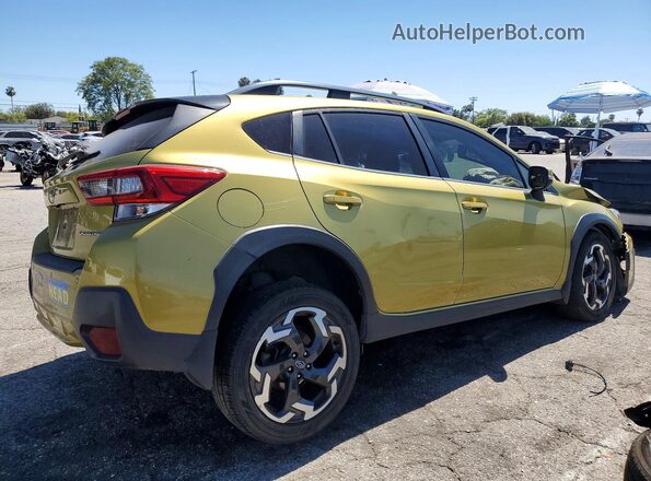 JF2GTHMC1MH346625 2021 SUBARU CROSSTREK Green Trasero derecho