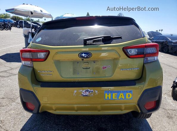 JF2GTHMC1MH346625 2021 SUBARU CROSSTREK Green Vista trasera