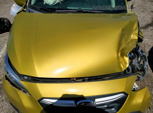 JF2GTHMC1MH346625 2021 SUBARU CROSSTREK Green Vista del compartimento del motor