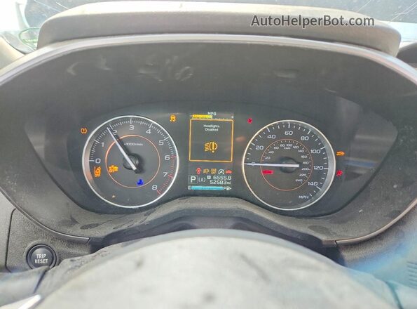JF2GTHMC3M8246994 2021 SUBARU CROSSTREK Gray Instrument cluster view
