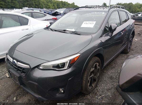 JF2GTHMC4MH668949 2021 SUBARU CROSSTREK Gray Vista tres cuartos delantera izquierda