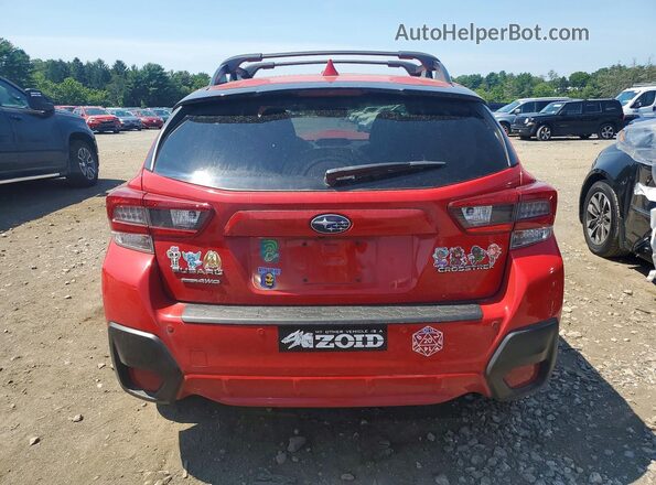 JF2GTHMC4N8278886 2022 SUBARU CROSSTREK Красный Вид сзади