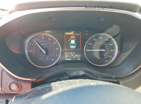 JF2GTHMC4PH275375 2023 SUBARU CROSSTREK White Instrument cluster view
