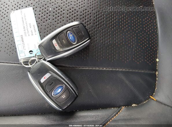 JF2GTHMC6PH288807 2023 SUBARU CROSSTREK Black Vista del salpicadero