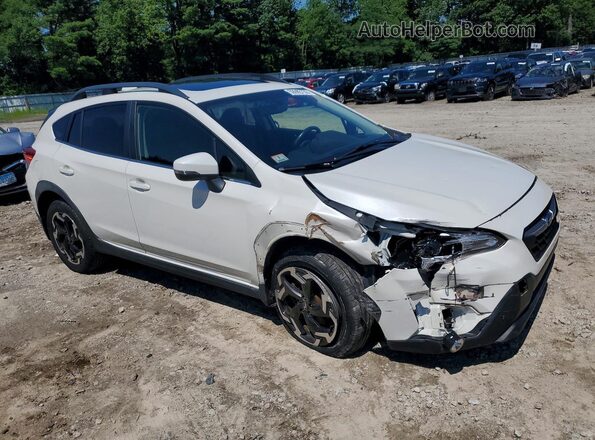 JF2GTHMC7M8220205 2021 SUBARU CROSSTREK White Przód prawy