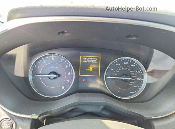 JF2GTHMC7M8385672 2021 SUBARU CROSSTREK Teal Вид щитка приладів