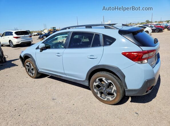 JF2GTHMC7M8385672 2021 SUBARU CROSSTREK Teal Задня ліва чверть