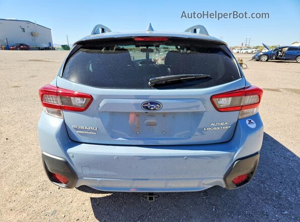 JF2GTHMC7M8385672 2021 SUBARU CROSSTREK Teal Вид ззаду