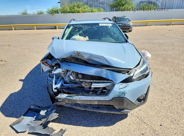 JF2GTHMC7M8385672 2021 SUBARU CROSSTREK Teal Вид спереду