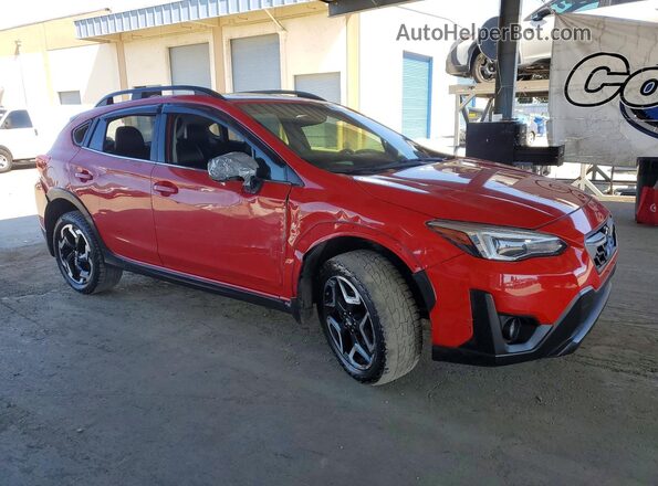 JF2GTHMC8M8666587 2021 SUBARU CROSSTREK Красный Передняя правая четверть