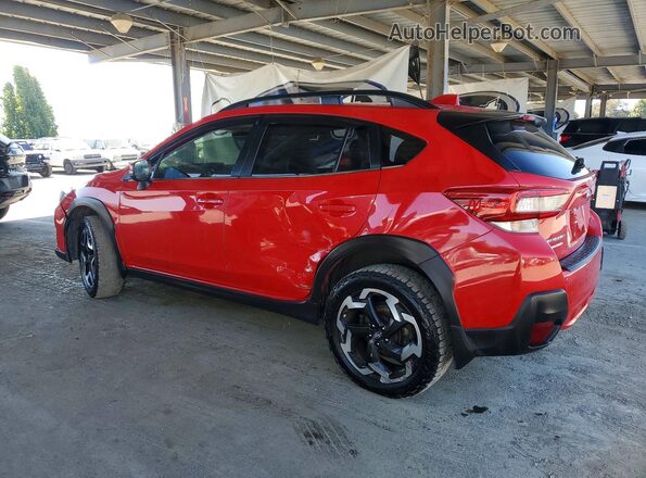 JF2GTHMC8M8666587 2021 SUBARU CROSSTREK Красный Задняя левая четверть