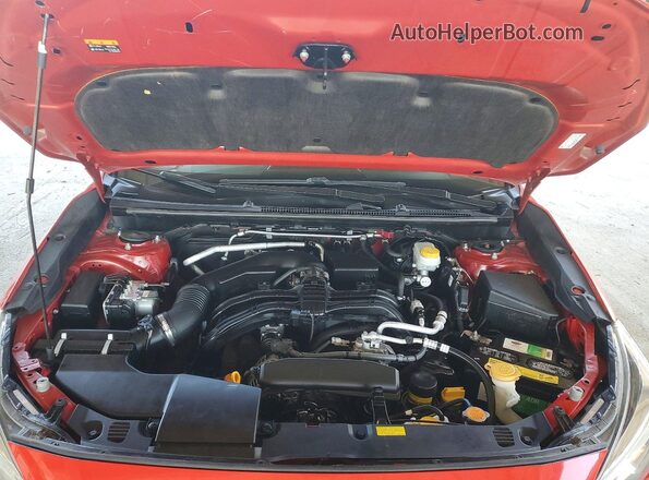 JF2GTHMC8M8666587 2021 SUBARU CROSSTREK Красный Вид задней части салона