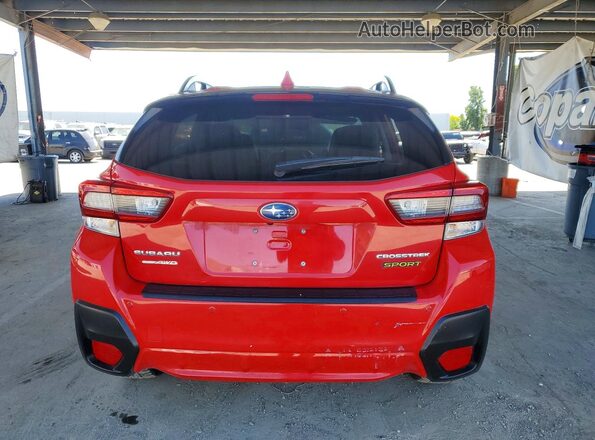JF2GTHMC8M8666587 2021 SUBARU CROSSTREK Красный Вид сзади