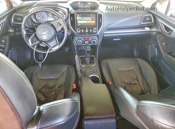 JF2GTHMC8M8666587 2021 SUBARU CROSSTREK Красный Вид панели приборов
