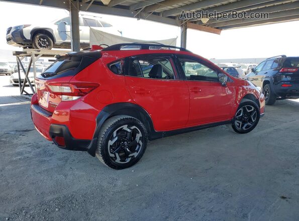 JF2GTHMC8M8666587 2021 SUBARU CROSSTREK Красный Задняя правая четверть