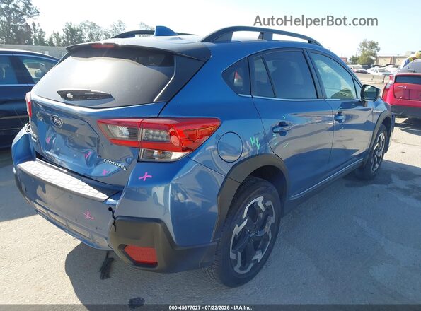 JF2GTHMC8MH294085 2021 SUBARU CROSSTREK Blue Tył prawy