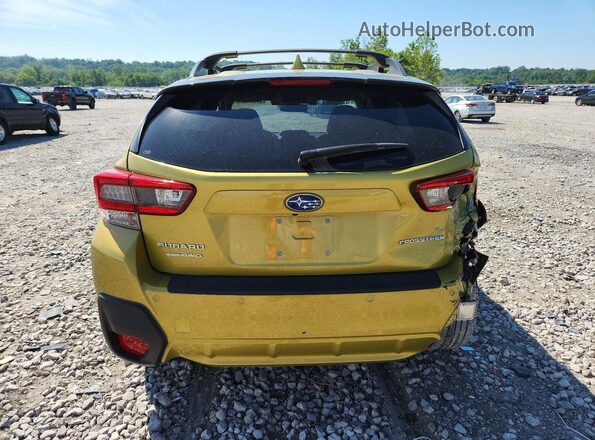 JF2GTHMC8MH657050 2021 SUBARU CROSSTREK Yellow უკანა ხედი