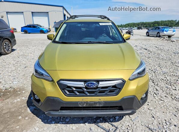 JF2GTHMC8MH657050 2021 SUBARU CROSSTREK Yellow წინა ხედი