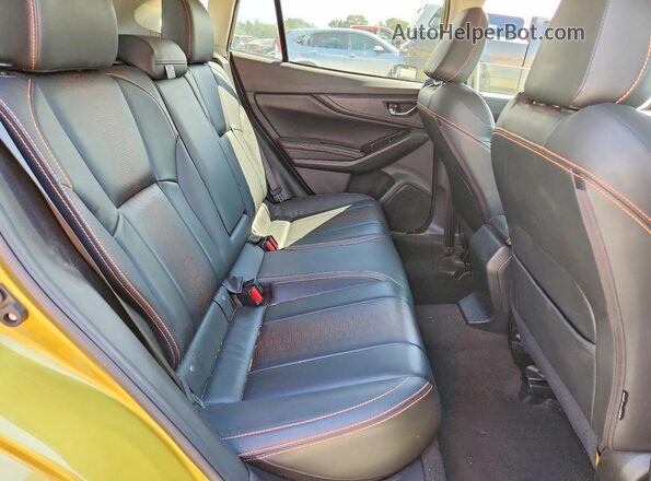 JF2GTHMC8MH657050 2021 SUBARU CROSSTREK Yellow უკანა სალონის ხედი