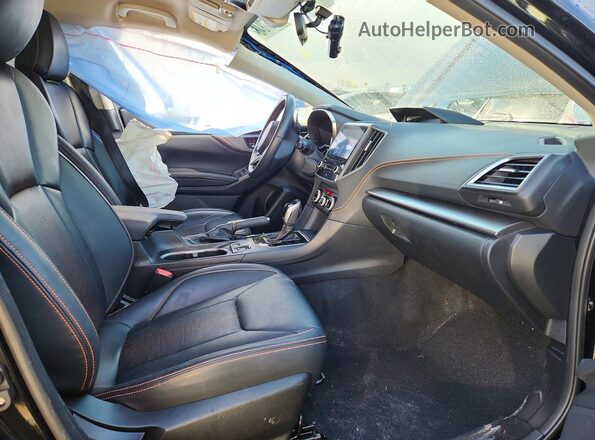 JF2GTHMC9N8252879 2022 SUBARU XV Black წინა სალონის ხედი