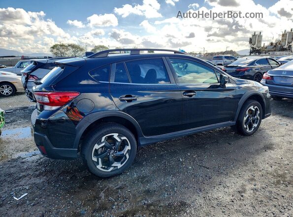 JF2GTHMC9N8252879 2022 SUBARU XV Black უკანა მარჯვენა