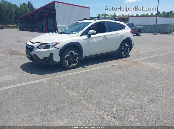 JF2GTHMC9P8253291 2023 SUBARU CROSSTREK White Vista tres cuartos delantera izquierda
