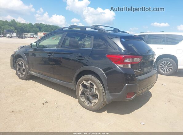 JF2GTHMCXM8288935 2021 SUBARU CROSSTREK Black უკანა მარცხენა