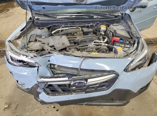 JF2GTHMCXM8290992 2021 SUBARU CROSSTREK Blue Widok wnętrza z tyłu
