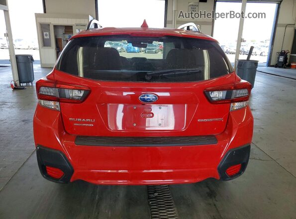 JF2GTHMCXM8341536 2021 SUBARU CROSSTREK Red Widok z tyłu