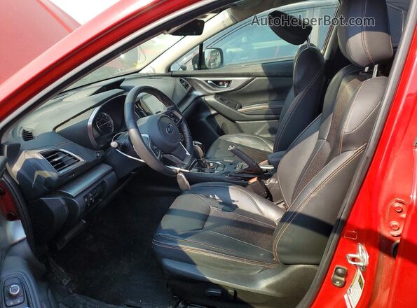 JF2GTHMCXM8341536 2021 SUBARU CROSSTREK Red Widok wnętrza z przodu