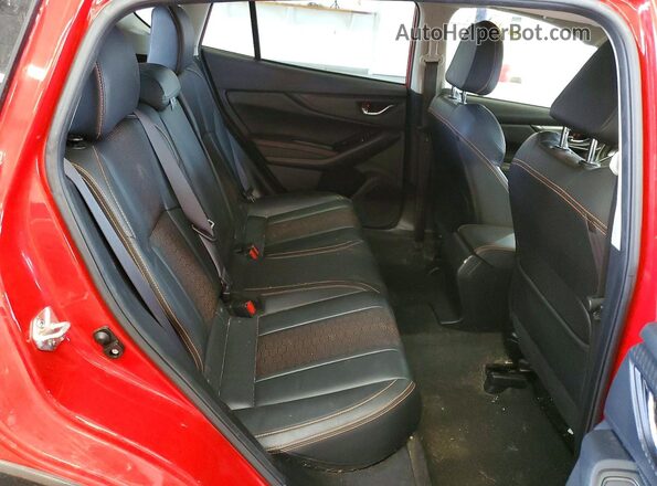 JF2GTHMCXM8341536 2021 SUBARU CROSSTREK Red Widok wnętrza z tyłu