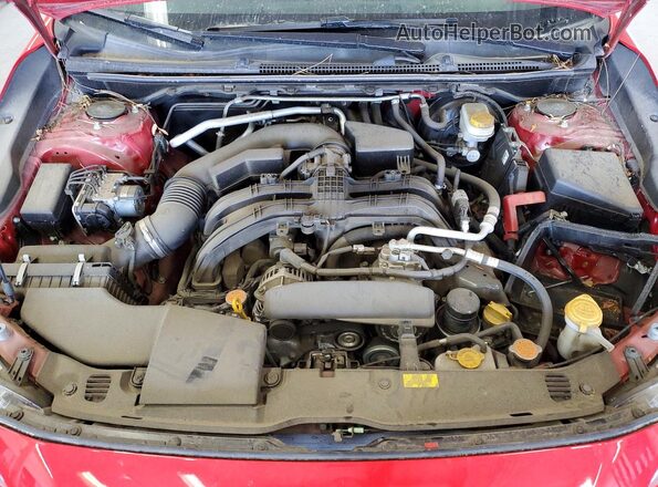 JF2GTHMCXM8341536 2021 SUBARU CROSSTREK Red Widok komory silnika