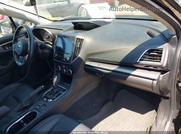 JF2GTHMCXMH235863 2021 SUBARU CROSSTREK Black Widok wnętrza z przodu