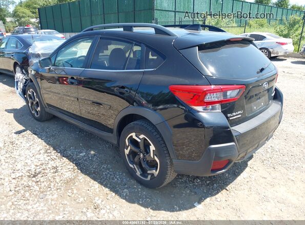 JF2GTHMCXMH235863 2021 SUBARU CROSSTREK Black Tył lewy