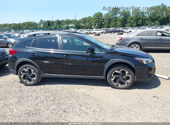 JF2GTHMCXMH235863 2021 SUBARU CROSSTREK Black Widok wnętrza z tyłu