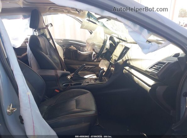 JF2GTHNC0M8224210 2021 SUBARU CROSSTREK Gray Widok wnętrza z przodu