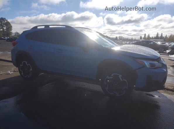 JF2GTHNC0M8276792 2021 SUBARU CROSSTREK Синий Передняя правая четверть