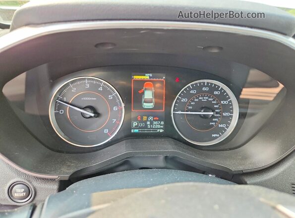 JF2GTHNC0NH239744 2022 SUBARU CROSSTREK Белый Вид щитка приборов