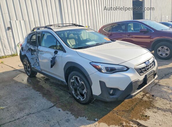 JF2GTHNC1M8281080 2021 SUBARU CROSSTREK Белый Передняя правая четверть