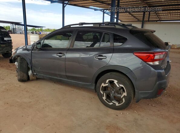 JF2GTHNC1MH313235 2021 SUBARU CROSSTREK Gray Trasero izquierdo