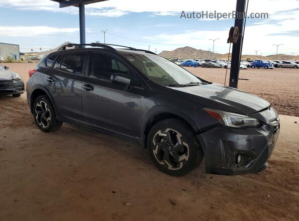 JF2GTHNC1MH313235 2021 SUBARU CROSSTREK Gray Delantero derecho