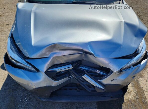 JF2GTHNC1P8201278 2023 SUBARU CROSSTREK Silver Engine compartment view